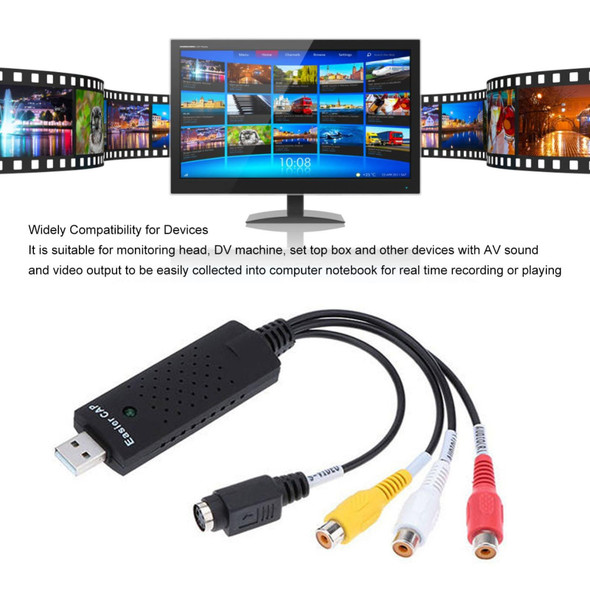 USB 2.0 Easier CAP Video Collection Card Monitoring Card 008 Chip
