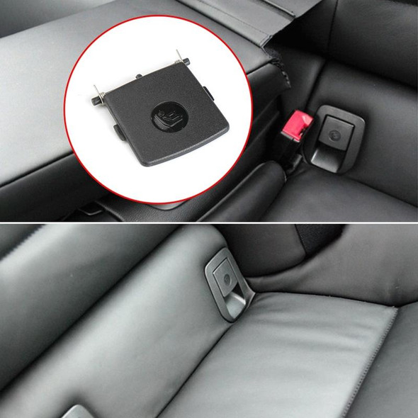 For BMW 3 Series E92 Left Driving Car Child Safety Seat Isofix Switch Cover 5220 6970 744-1(Black)