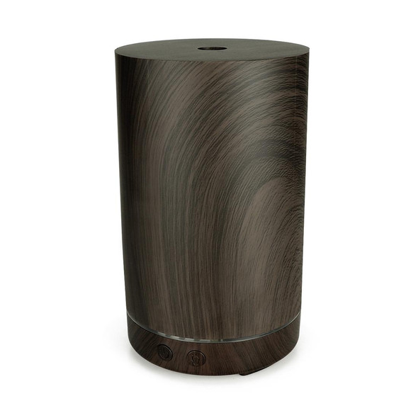 200ml Hollow-out Forest Pattern Wooden Essential Oil Aromatherapy Machine Ultrasonic Humidifier Automatic Alcohol Sprayer, Plug Specification:AU Plug(Dark Brown-4)