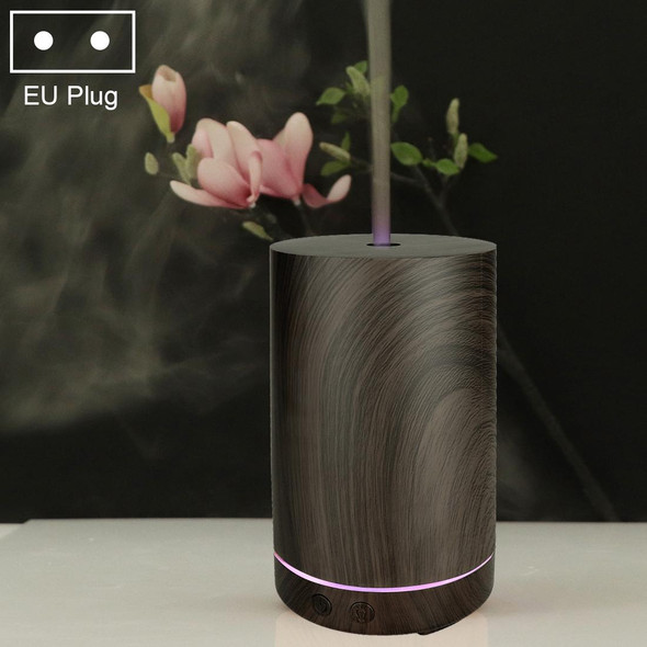 200ml Hollow-out Forest Pattern Wooden Essential Oil Aromatherapy Machine Ultrasonic Humidifier Automatic Alcohol Sprayer, Plug Specification:EU Plug(Dark Brown-4)