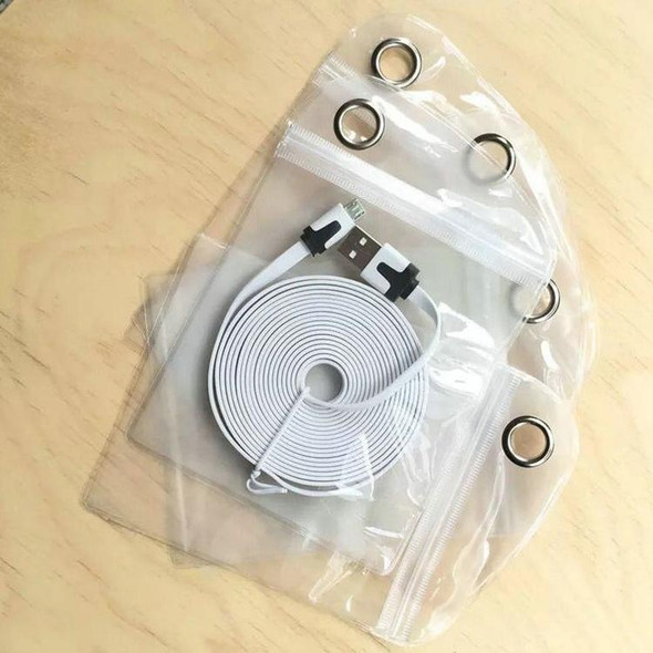 100pcs PVC Transparent Self-sealing Packaging Bag for Phone / Tablet PC Case, Size: 18x29cm