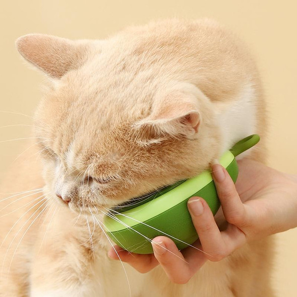 Cat Pet Fleece Needle Comb Cleaning Supplies(Lemon Yellow)