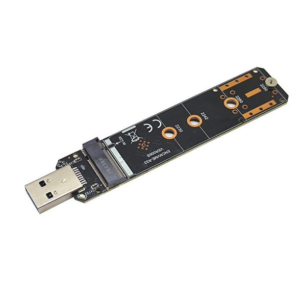 USB3.1 10Gbps GEN2 To NVME SATA Dual Protocol M.2 SSD Riser Card