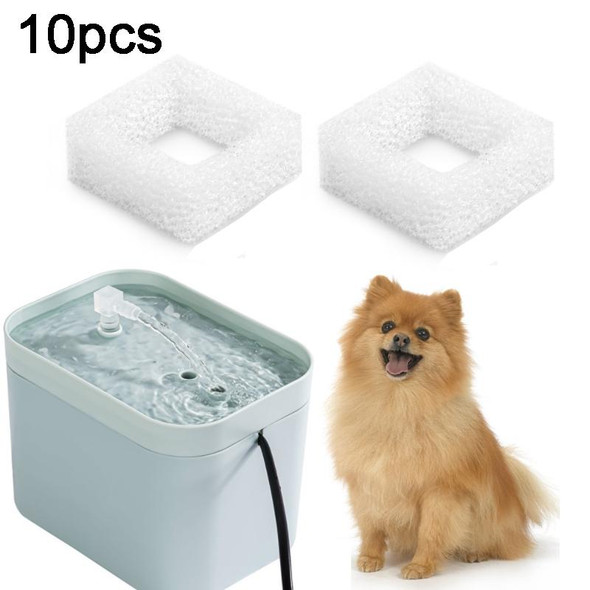 10pcs Pet Water Dispenser Filter Cotton