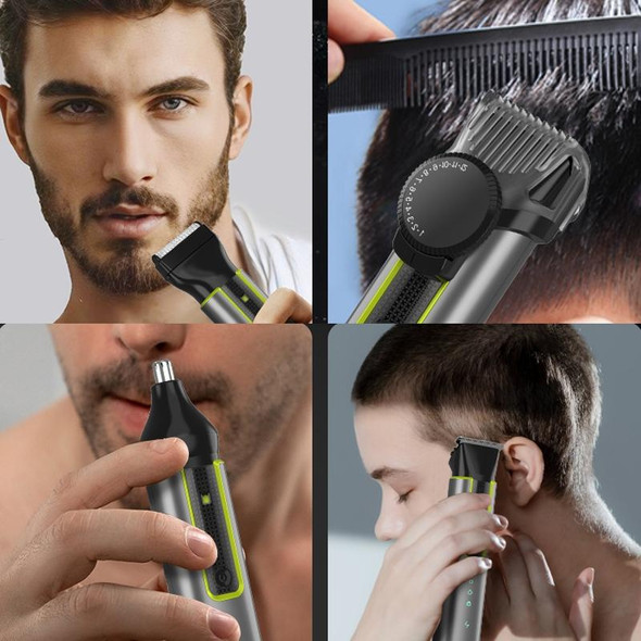 IPX5 Waterproof Men Multi-Functional Barber 4 In 1 Shaver Nose Hair Set USB Charging Push