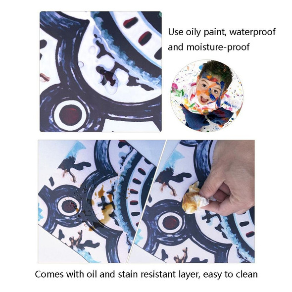 Self-Adhesive Heat-Resistant Oil-Proof Stickers Household Kitchen Stove Tile Wall Stickers, Specification: LZ-010(58x80cm)