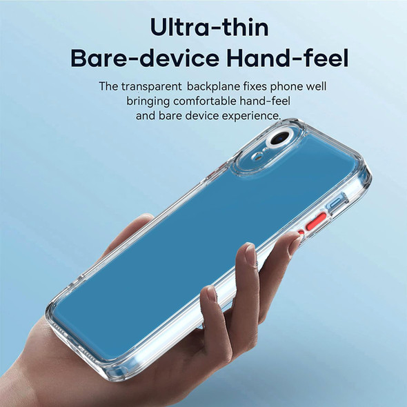 Cat-eye TPU + Acrylic Phone Case - iPhone XR(Blue)