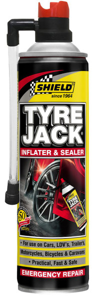 Shield tyre-jack inflater car 340ml