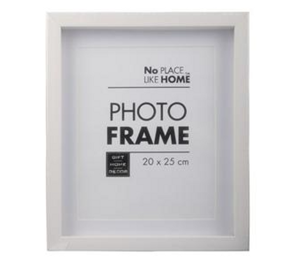 Plastic Shadow Box Picture Frame 20cm x 25cm - Display Case
