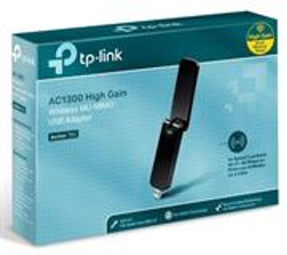 TP-Link AC1300 Wireless Dual Band USB ADAP, Retail Box , 2 year Limited Warranty