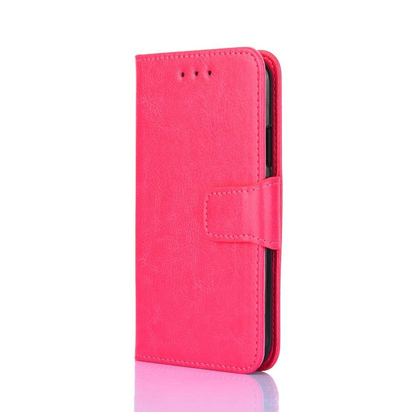 Asus ZenFone 8 ZS590KS Crystal Texture Leatherette Phone Case(Rose Red)