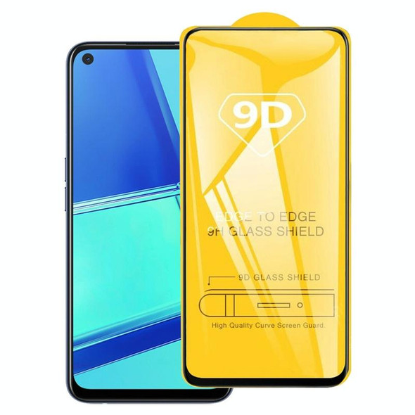 For OPPO A72 9D Full Glue Full Screen Tempered Glass Film