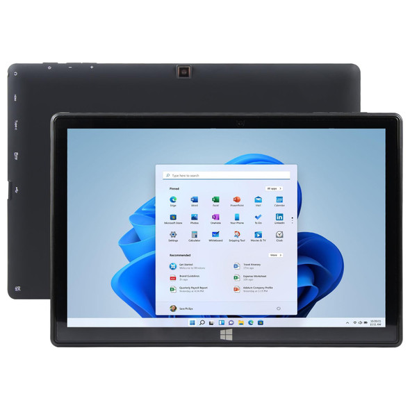 LZ1003 Tablet PC, 10.1 inch, 8GB+128GB, Windows 10, Intel Celeron J3455 Quad Core, Support TF Card & HDMI & BT & Dual WiFi, Not Included Keyboard