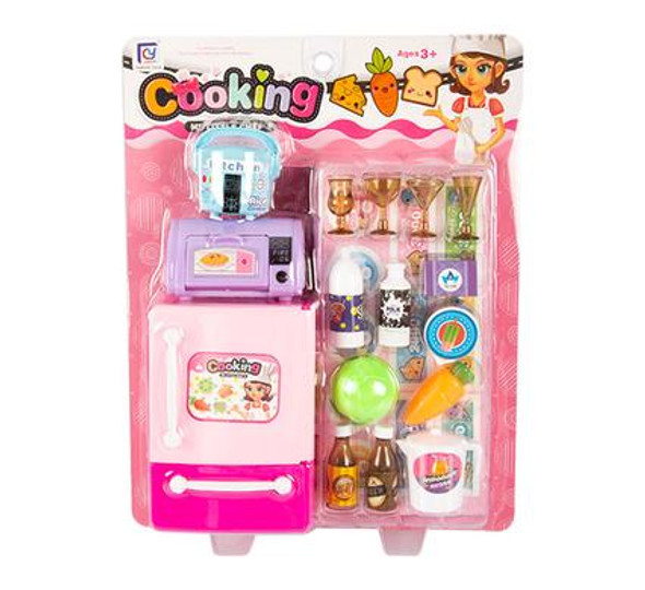 Doll Fashion Access Fridge & Grocery Set