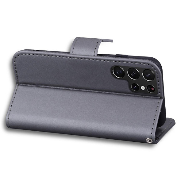 For Samsung Galaxy S20 FE 5G Cartoon Buckle Horizontal Flip Leatherette Phone Case(Grey)