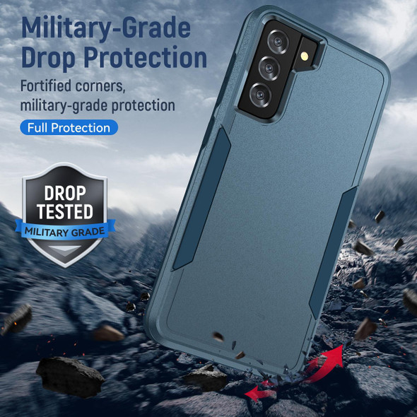 For Samsung Galay S21 5G Pioneer Armor Heavy Duty PC + TPU Shockproof Case(Blue)