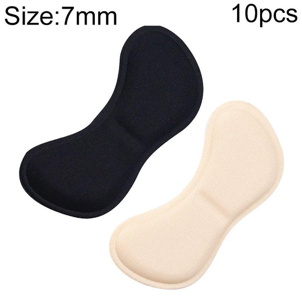 10pcs Invisible Anti-wear Butterfly Shape High Heel Stickers Thickened Sponge Heel Stickers, Random Color Delivery, Size:7mm