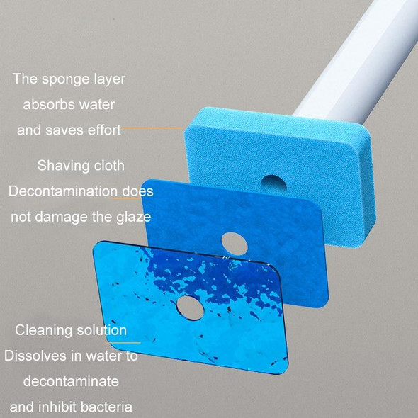 Disposable Toilet Brush Set Toilet Magnetic Cleaning Brush(Grey)