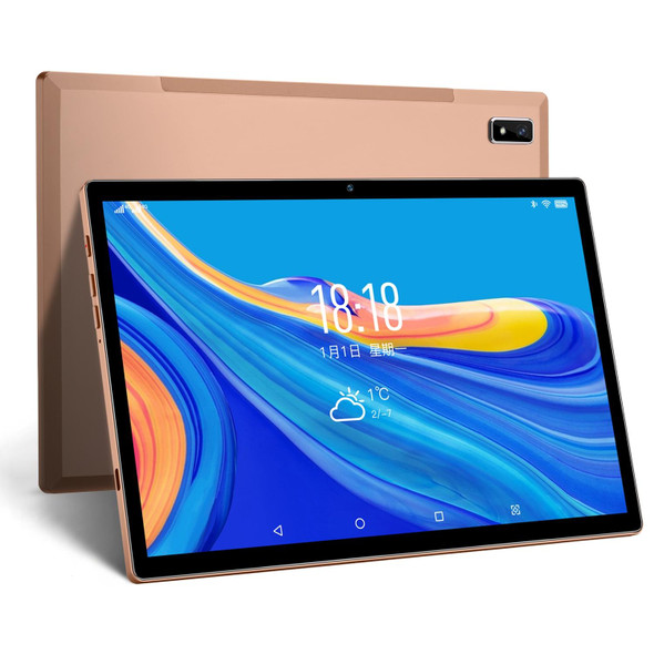 4G Phone Call, Tablet PC, 10.1 inch, 3GB+32GB, Android 7.0 MTK6797 X20 Deca Core 2.1GHz, Dual SIM, Support GPS, OTG, WiFi, Bluetooth, Support Google Play (Gold)