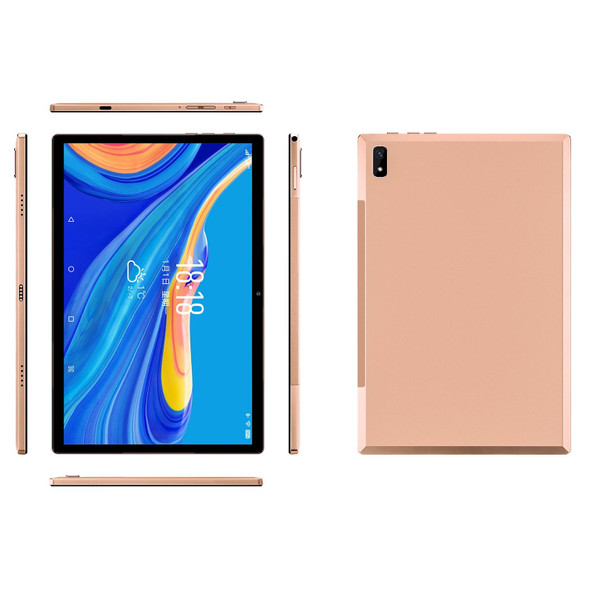 4G Phone Call, Tablet PC, 10.1 inch, 3GB+32GB, Android 7.0 MTK6797 X20 Deca Core 2.1GHz, Dual SIM, Support GPS, OTG, WiFi, Bluetooth, Support Google Play (Gold)