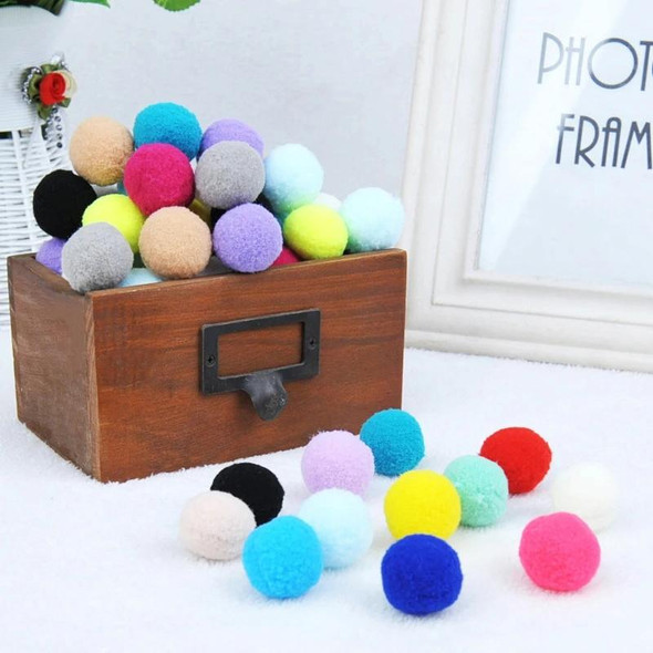 10pcs Colorful Plush Ball Pet Chew Ball Cat Interactive Toy