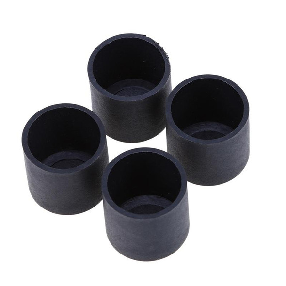 100 PCS Plastic Chair Feet Protectors Black Anti-skid Furniture Legs Table Base Cap Floor Protector Cover, Size:22mm