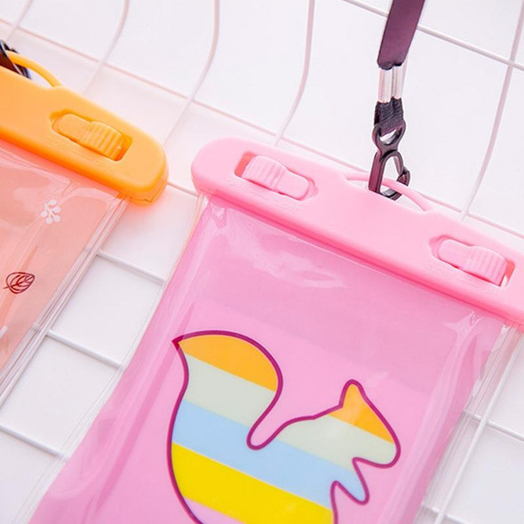 10 PCS Large Outdoor Photo Transparent Waterproof Cartoon Mobile Phone Bag, Style:Big Elephant