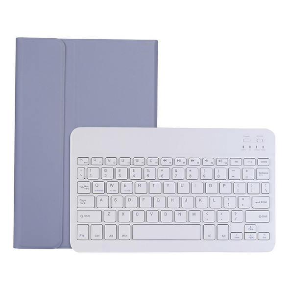 OP11 Lambskin Texture Ultra-thin Bluetooth Keyboard Leather Case - OPPO Pad 11 inch(Purple)