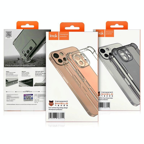 For HTC U23 / U23 Pro 5G imak Shockproof Airbag TPU Phone Case(Transparent)