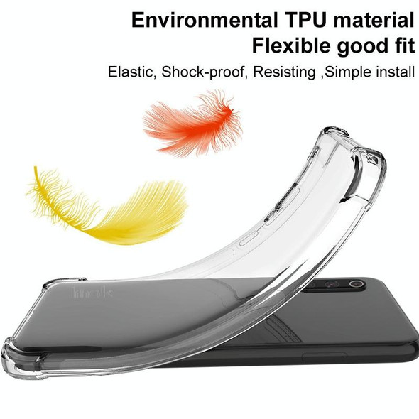 For Huawei nova 11 imak Shockproof Airbag TPU Phone Case(Transparent Black)