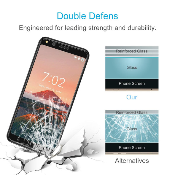 10 PCS 0.26mm 9H 2.5D Tempered Glass Film - Doogee X53