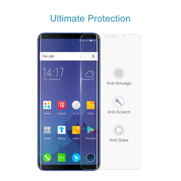 10 PCS 0.26mm 9H 2.5D Tempered Glass Film - Elephone U