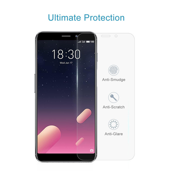 10 PCS 0.26mm 9H 2.5D Tempered Glass Film - Meizu M6s