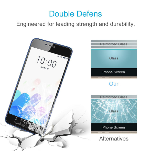 10 PCS 0.26mm 9H 2.5D Tempered Glass Film - Meizu Meilan A5