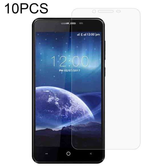 10 PCS 0.26mm 9H 2.5D Tempered Glass Film - Leagoo Power 2