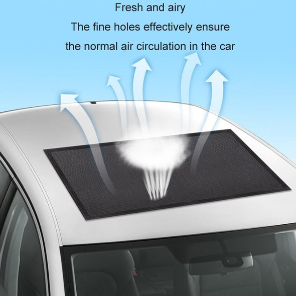 100x65cm Car Sunroof Magnetic Suction Anti-Mosquito Cover Anti-Mosquito Screen Window
