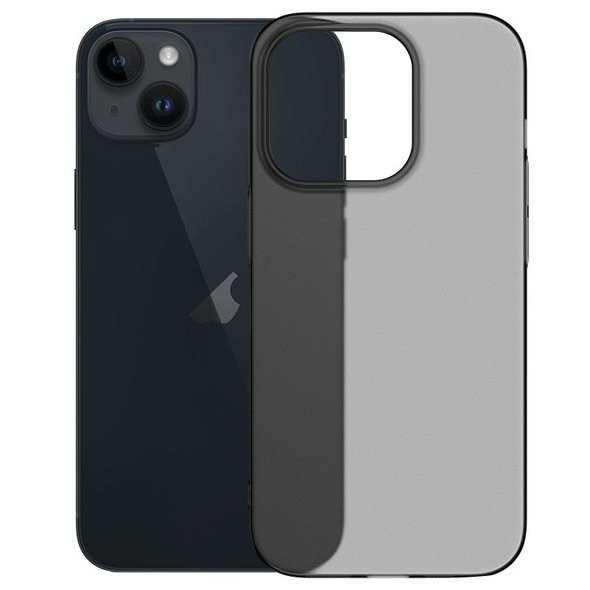 For iPhone 14 High Transparency Ice Fog Phone Case(Translucent Gray)