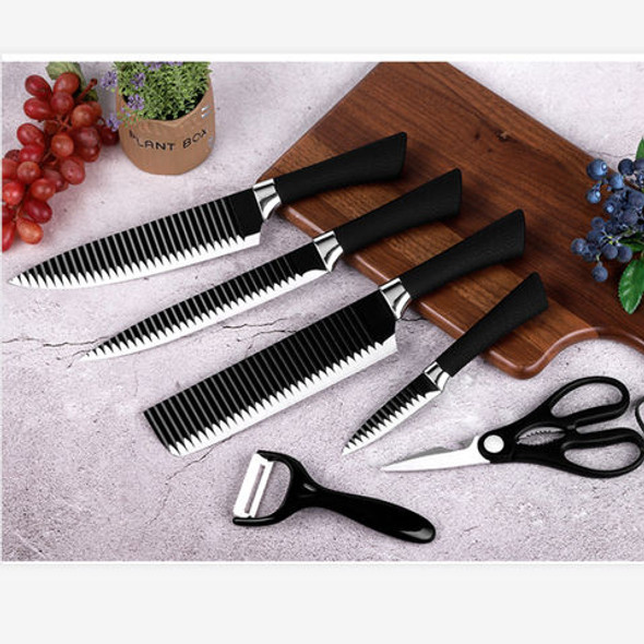 Non-stick Coated Kitchen Knife Sets 6pc Set