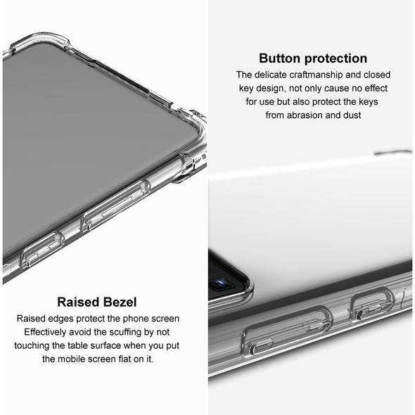 For Honor X50i 5G / 90 Lite 5G imak Shockproof Airbag TPU Phone Case(Transparent)