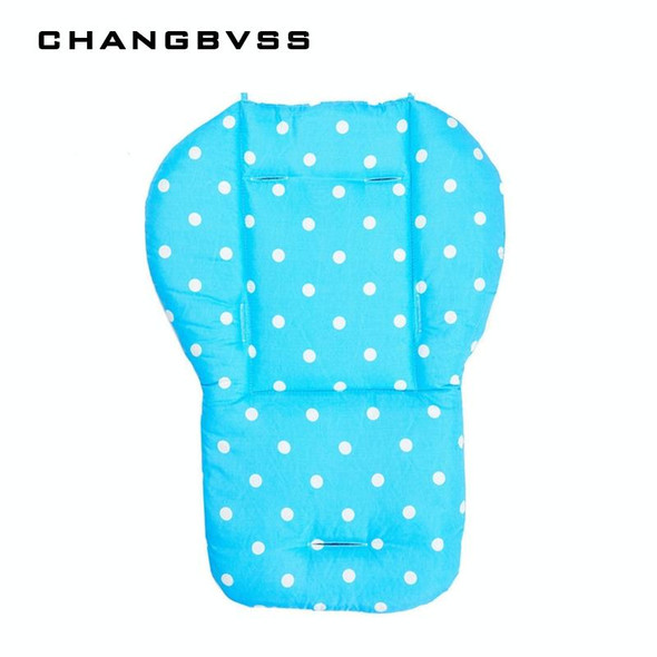 Baby Stroller Cushion  Waterproof Child Pushchair Feeding Chair Thick Mat(Blue)