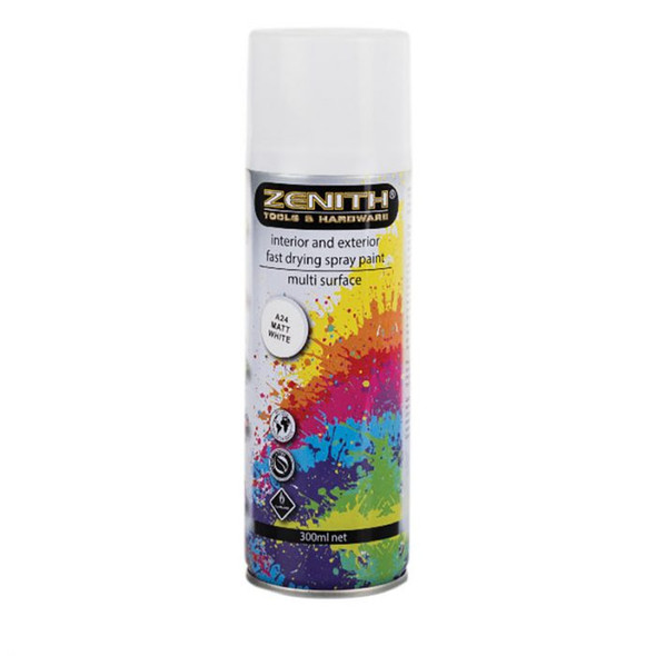 Zenith 300ml Spray Paint - Assorted Colours, All-Purpose