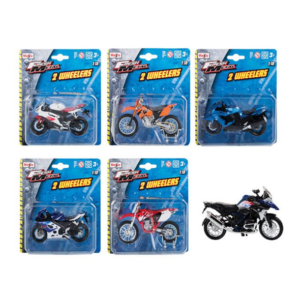 Maisto Dinky Motorbike 1:18 Assorted