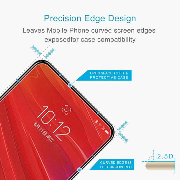 10 PCS 0.26mm 9H 2.5D Tempered Glass Film - Lenovo Z5 Pro GT