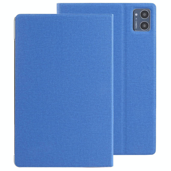 For BDF P60 WMC0965 / WMC3212 Cloth Texture Leatherette Tablet Case with Holder(Blue)