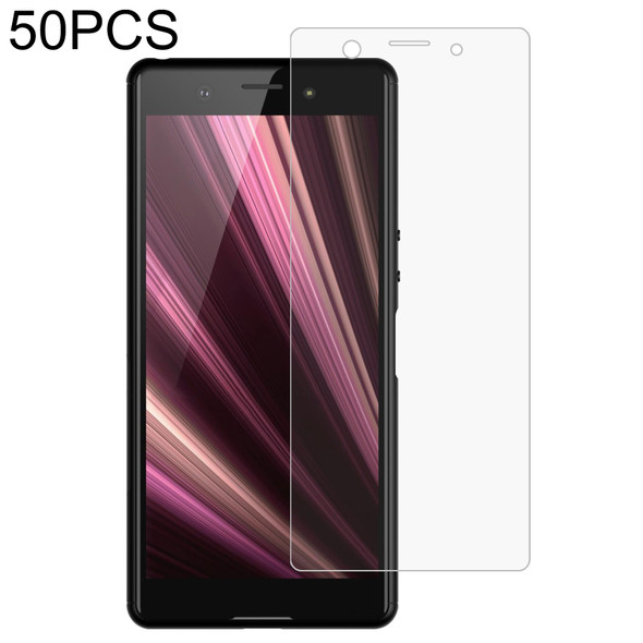 50 PCS 0.26mm 9H 2.5D Tempered Glass Film - Sony Xperia XZ4 Compact
