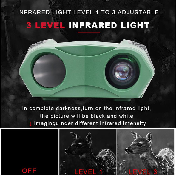 GVDA GD903 3 inch TFT Screen Binoculars 4K Infrared Night Vision Binoculars(Black)