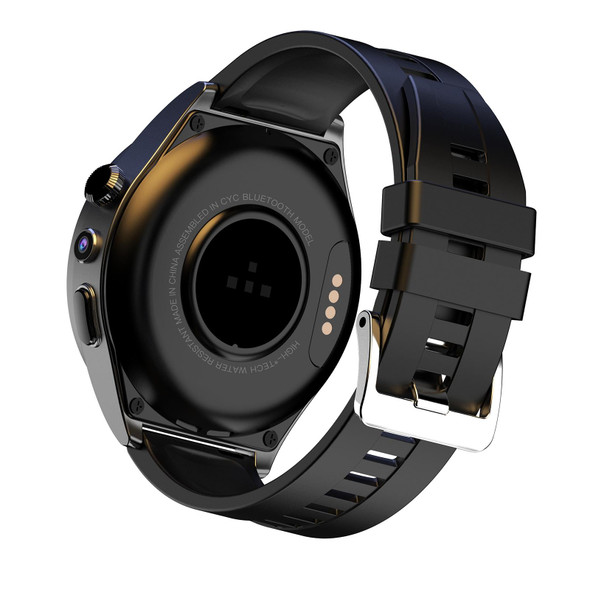 L01 1.43 inch IP67 Waterproof 4G Android 9.0 Smart Watch Support Face Recognition / GPS, Specification:4G+64G(Black)