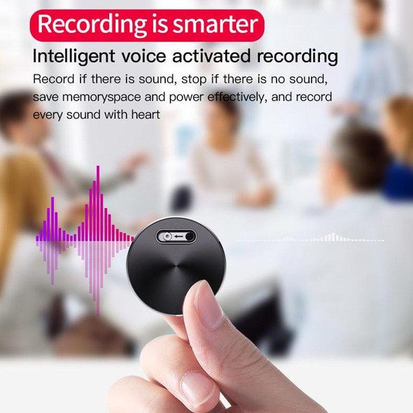 Q37 Intelligent HD Noise Reduction Voice Recorder, Capacity:16GB(Black)