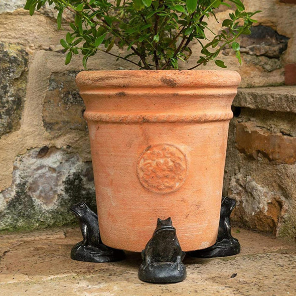 3pcs/set Flower Pot Feet Stand Animal Shape Resin Plant Pots Risers Pad(Poodle)