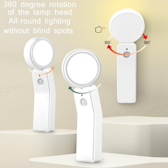 1.2W LED Intelligent Human Body Induction USB Charging Night Light, Light color: Sensor Warm Light